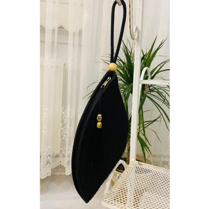My Doğa Store Mini Gala' Mini  Clutch Çanta jüt Dekoratif Kadın Çantası, Bohem Tarzı Çanta