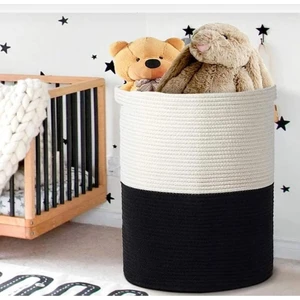 My Doğa Store Jüt Hasır Sepet Düzenleyici Oyuncak Çamaşır Sepeti