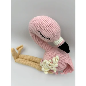 Merlin Knit Flamingo Amigurumi Örgü Oyuncak
