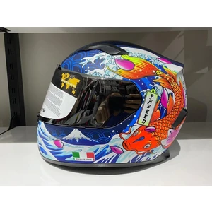 Kask 820 Dakar 5 Blue/orange Full Face