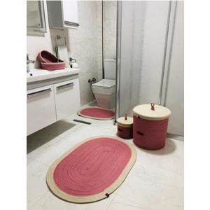 Jüt,hasır,6 Lı,banyo Paspas Takımı,bohem Tarzı Banyo Takımı,iskandinav Paspas/sepet