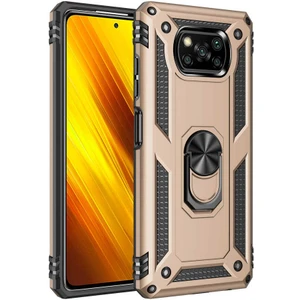 BBS Teknoloji Grup Xiaomi Poco X3 Kılıf Vega Kapak - Gold