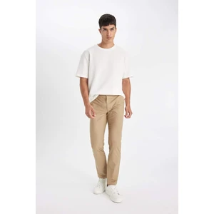 Regular Fit Normal Kesim Yazlık Düz Paça Chino Kanvas Pantolon D1526AX24SM