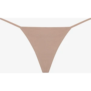 New Basic Çok Renkli 3'lü Pamuklu String Külot