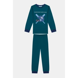 Erkek Çocuk Baseball 2li Çok Renkli Pijama Takımı