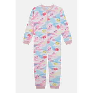 Kız Çocuk Tie Dye Kırık Beyaz Tulum