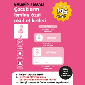 Balerin Temalıokul Etiketi