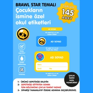 Brawl Starstemalı Okul Etiketi