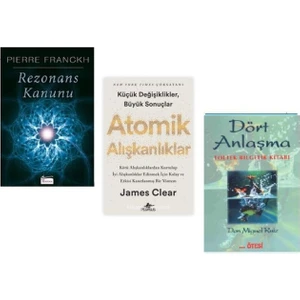 Rezonans Kanunu - Atomik Alışkanlıklar - Dört Anlaşma 3 Kitap