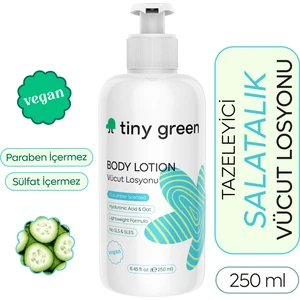 Tiny Green Vücut Losyonu Günlük Nemlendirme Salatalık Kokulu 250 ml