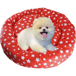 Puanlı Simit Kedi ve Köpek Yatağı