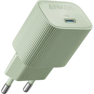 Nano USB-C Duvar Şarj Cihazı (30W) iPhone & Android ile Uyumlu Type-C Hızlı Şarj Adaptörü - A2337 - Yeşil -  (Anker Türkiye Garantili)