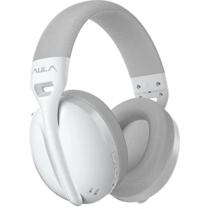 S6 Ultra Hafif Kablosuz Bluetooth Type-C Mikrofonlu Gaming Oyuncu Kulaklığı Beyaz