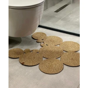 My Doğa Store Hasır Jüt Modern Klozet Önü Paspası