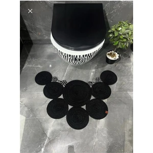 My Doğa Store Hasır Jüt Modern Klozet Önü Paspası