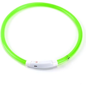 LED Köpek Tasması USB Şarj Edilebilir Flaş Köpek Kolye (Yurt Dışından)