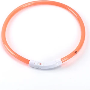 LED Köpek Tasması USB Şarj Edilebilir Flaş Köpek Kolye (Yurt Dışından)