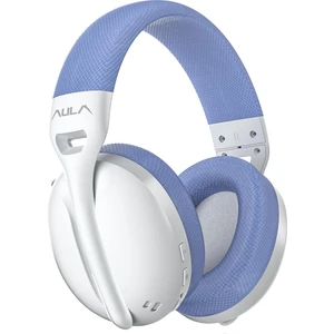 S6 Ultra Hafif Kablosuz Bluetooth Type-C Mikrofonlu Gaming Oyuncu Kulaklığı Mavi