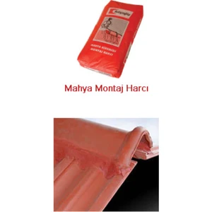 Mahya Montaj Harcı Kırmızı Renk 25 kg