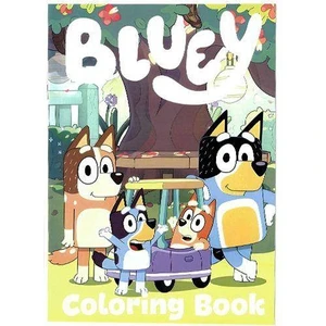 Parti Dükkanım Bluey Boyama Kitabı Stickerlı (16 Sayfa)