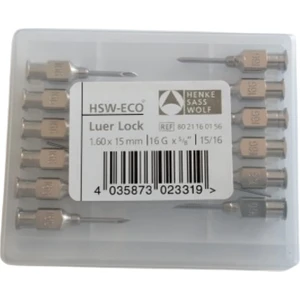 Enjektör Iğne Ucu Çelik 16G x 5/8" 1 Paket (12 Adet)