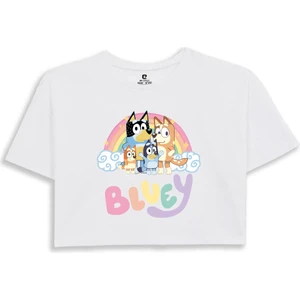 EZ Design Bluey Baskılı Crop T-Shirt
