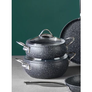 Black Lıne 6 Parca Guvec Mıdı Set
