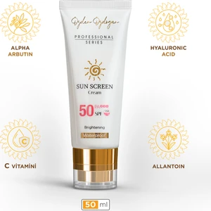 Yüksek Korumalı Leke Karşıtı, Aydınlatıcı, Waterproof Spf 50+ Yüz Güneş Kremi 50ML