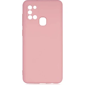 Samsung Galaxy A21S Kılıf Lansman Içi Kadife Silikon