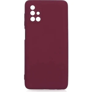Samsung Galaxy M51 Kılıf Lansman Içi Kadife Silikon + Ekran Koruycu