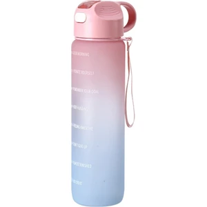 1 Litre Motivasyonlu Tritan Su Şişesi Suluk Spor Matara - Bpa Içermez