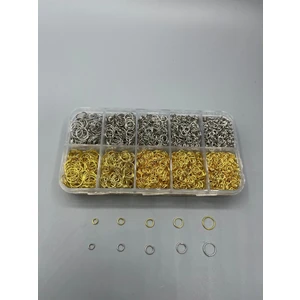 Egem Aksesuar Kutulu Metal Bağlantı Halka Seti/takı Halkası 1500 Parça
