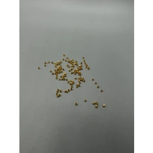 Egem Aksesuar Bit Kapama Sarı Kaplama 250 Adet 2.5 mm Takı Biti Bit Kapama