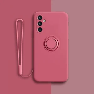 For Samsung Galaxy A04E Cilt Hissi Yüzük Cep Telefonu Kılıfları (Yurt Dışından)