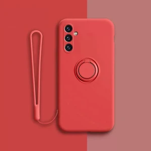 For Samsung Galaxy A04E Cilt Hissi Yüzük Cep Telefonu Kılıfları (Yurt Dışından)