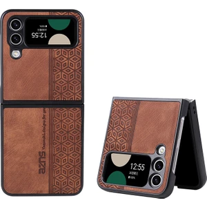 For Samsung Galaxy Z Flip 5 Vintage Kabartmalı Desen Cep Telefonu Kılıfları (Yurt Dışından)