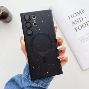 For Samsung Galaxy S20 Ultra Manyetik Emiş Yıldızlı Desen Cep Telefonu Kılıfları (Yurt Dışından)