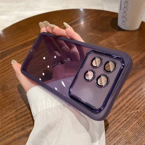 Poco X6 Pro Kamera Koruması Şeffaf Tpu Cep Telefonu Kılıfı (Yurt Dışından)