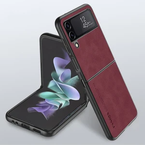 For Samsung Galaxy Z Flip 4 Lüks Koyun Deseni Cep Telefonu Kılıfları (Yurt Dışından)