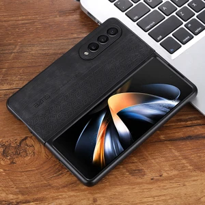 For Samsung Galaxy Z Fold 5 Vintage Kabartmalı Desen Cep Telefonu Kılıfları (Yurt Dışından)