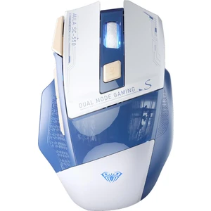 SC550 4800DPI 7 Tuşlu Makrolu 2.4ghz Kablosuz Optik Rgb Oyuncu Mouse Mavi