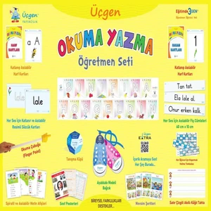 Üçgen Yayınları 2025 1. Sınıf Okuma Yazma Öğretmen Seti