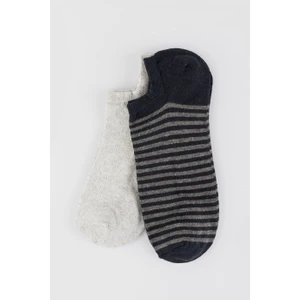 2'li Desenli Patik Erkek Çorap