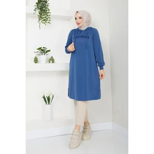 Kadın Tunik Tesettür Mevsimlik Kapşonlu 61056