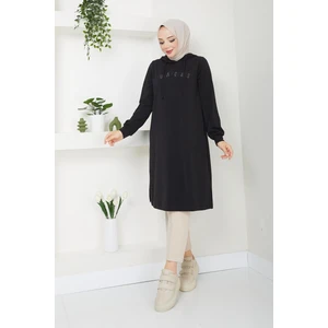 Kadın Tunik Tesettür Mevsimlik Kapşonlu 61056