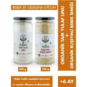 Mill & More Ruşeymli Bebek Irmiği 250 G +  Tam Yulaf Unu 300 G Seti