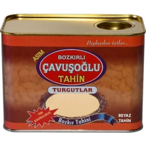 Bozkırlı Çavuşoğlu Çavuşoğlu Tek Kavrulmuş Beyaz Kepeksiz Bozkır Tahin Teneke 820 gr