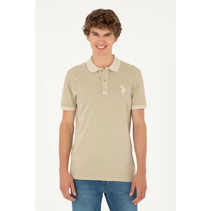 U.S. Polo Assn. Erkek Açık Haki Tişört Basic 50294207-VR183