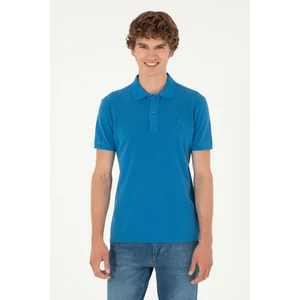 U.S. Polo Assn. Erkek Saks Tişört Basic 50294207-VR045