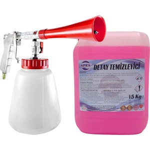 Detay Temizlik Tabancası, Oto Yıkamalar Için Bilyeli Tornador Ve detaylı Temizlik Ilacı 5 kg